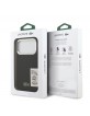 Lacoste iPhone 17 Pro Hülle Case Camera Stand Iconic Petit Pique MagSafe Schwarz