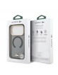 Lacoste iPhone 17 Pro Hülle Case Frosted Finish Gold Logo MagSafe Schwarz