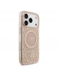 Guess iPhone 17 Pro Hülle Case MagSafe Allover Strap Rosa