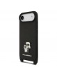 Karl Lagerfeld iPhone 17 Air Crossbody Metal Karl Choupette Schwarz