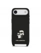 Karl Lagerfeld iPhone 17 Air Crossbody Metal Karl Choupette Schwarz