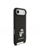 Karl Lagerfeld iPhone 17 Air Crossbody Metal Karl Choupette Schwarz