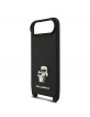 Karl Lagerfeld iPhone 17 Air Crossbody Metal Karl Choupette Schwarz