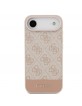 Guess iPhone 17 Air Hülle Case Cover 4G Stripe Rosa