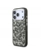 Karl Lagerfeld iPhone 17 Pro Hülle Case Leopard MagSafe Braun