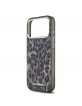 Karl Lagerfeld iPhone 17 Pro Max Hülle Case Leopard MagSafe Grau