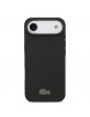 Lacoste iPhone 17 Air Hülle Case 2in1 Iconic Petit Pique MagSafe Schwarz
