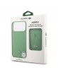 Lacoste iPhone 17 Pro Max Hülle Case 2in1 Geldbörse Iconic Petit Pique MagSafe Grün