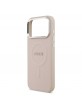 Guess iPhone 17 Pro Hülle Case Cover Saffiano MagSafe Rosa
