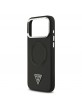 Guess iPhone 17 Pro Case Triangle Logo MagSafe Black