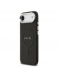 Guess iPhone 17 Air Case Cover Saffiano MagSafe Black