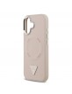 Guess iPhone 17 Hülle Case Dreieck Logo MagSafe Rosa