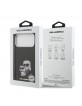 Karl Lagerfeld iPhone 17 Pro Hülle Case Aquarelle MagSafe Karl Choupette Schwarz