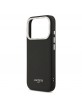 Lacoste iPhone 17 Pro Case Leather Champs Elysees MagSafe Black