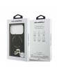 Karl Lagerfeld iPhone 17 Pro Max Hülle Case Karl Choupette Metall MagSafe Schwarz