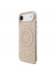 Guess iPhone 17 Air Hülle Case MagSafe Allover Strap Rosa