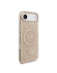 Guess iPhone 17 Air Hülle Case MagSafe Allover Strap Rosa