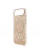 Guess iPhone 17 Air Hülle Case MagSafe Allover Strap Rosa