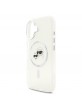 Karl Lagerfeld iPhone 17 Hülle Case K&CH Heads Metal Frame MagSafe Transparent