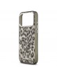 Karl Lagerfeld iPhone 17 Pro Max Hülle Case Leopard MagSafe Braun