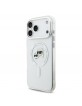 Karl Lagerfeld iPhone 17 Pro Max Hülle Case K&CH Heads Metal Frame MagSafe Transparent