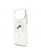 Karl Lagerfeld iPhone 17 Pro Max Hülle Case K&CH Heads Metal Frame MagSafe Transparent
