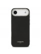 Lacoste iPhone 17 Air Case Leather Champs Elysees MagSafe Black