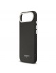 Lacoste iPhone 17 Air Case Leather Champs Elysees MagSafe Black