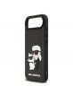 Karl Lagerfeld iPhone 17 Air Case 3D Rubber Karl Choupette Black