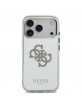 Guess iPhone 17 Pro Max Hülle Case Mirror 4G Glitter Logo MagSafe Gold
