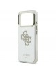 Guess iPhone 17 Pro Max Hülle Case Mirror 4G Glitter Logo MagSafe Gold