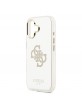 Guess iPhone 17 Hülle Case Mirror 4G Glitter Logo MagSafe Gold