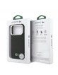 Lacoste iPhone 17 Pro Max Hülle Case Iconic Petit Pique Metal Logo MagSafe Schwarz