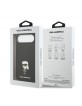 Karl Lagerfeld iPhone 17 Air Hülle Case Silikon Metal Ikonik Schwarz