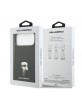 Karl Lagerfeld iPhone 17 Pro Max Hülle Case Silikon Metal Ikonik Schwarz