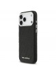Karl Lagerfeld iPhone 17 Pro Max Hülle Case Grained Repeated Logo MagSafe Schwarz