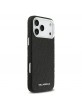 Karl Lagerfeld iPhone 17 Pro Max Hülle Case Grained Repeated Logo MagSafe Schwarz