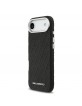Karl Lagerfeld iPhone 17 Air Case Grained Repeated Logo MagSafe Black