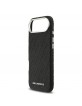Karl Lagerfeld iPhone 17 Air Case Grained Repeated Logo MagSafe Black