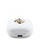 Guess Bluetooth In-Ear Kopfhörer 4G Metal Logo Weiß