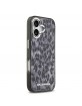 Karl Lagerfeld iPhone 17 Hülle Case Leopard MagSafe Grau