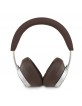 Guess Bluetooth 5.4 Over Ear ENC Kopfhörer Saffiano Triangle Braun