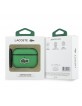 Lacoste AirPods Pro 3 Case Cover Petit Pique Croc Logo Patch Green