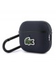 Lacoste AirPods Pro 3 Hülle Case Cover Petit Pique Croc Logo Patch Blau
