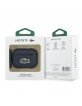 Lacoste AirPods Pro 3 Hülle Case Cover Petit Pique Croc Logo Patch Blau