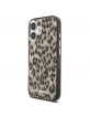 Karl Lagerfeld iPhone 17 Hülle Case Leopard MagSafe Braun