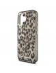 Karl Lagerfeld iPhone 17 Hülle Case Leopard MagSafe Braun