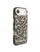 Karl Lagerfeld iPhone 17 Air Case Leopard MagSafe Brown