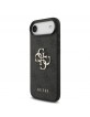 Guess iPhone 17 Air Hülle Case 4G Muster Metal Logo Grau