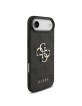 Guess iPhone 17 Air Hülle Case 4G Muster Metal Logo Grau